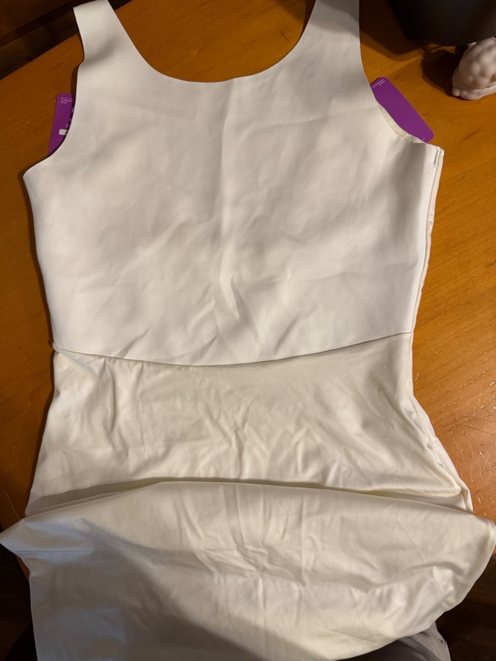 Maidenform Cream Scoop Neck Seamless Chemise Slip